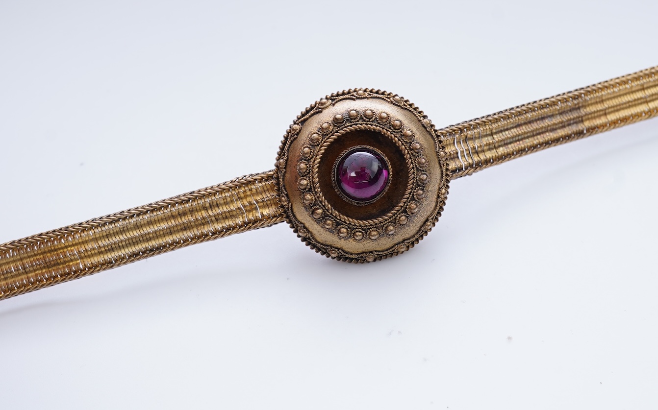 A garnet bracelet, second half 19th century